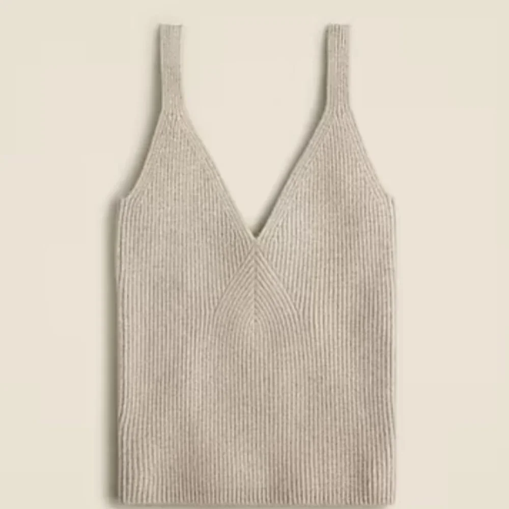 Jcrew Cashmere-blend sweater-tank - Picture 8 of 8
